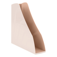 Лоток для бумаг вертикальный Стамм Вектор розовый, 80мм