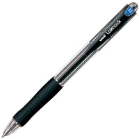 Ручка шариковая автоматическая Uni Laknock SN-100 66269 черная, 0.5мм