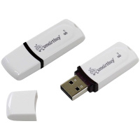 USB флешка Smart Buy Paean 8Gb, 15/5 мб/с, белый