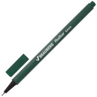 Ручка капиллярная Brauberg Aero темно-зеленая, 0.4мм