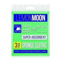 Салфетки Lemon Moon Retro целлюлозные 18 х 20 х 1.2см, 3шт