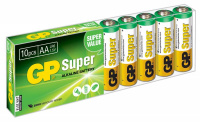Батарейка Gp Super Alkaline АА LR06, 10шт/уп