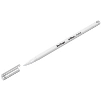 Ручка гелевая Berlingo Brilliant Pastel пастель белая, 0.8мм, белый корпус