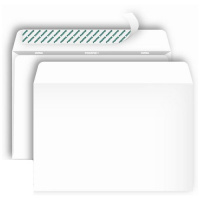 Конверт почтовый Bong С4 белый, 229х324 мм, 90г/м2, 250 шт, стрип