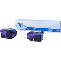 Картридж лазерный Nv Print 106R02609C, голубой, совместимый