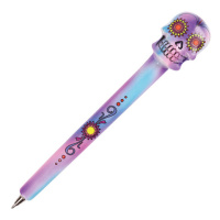 Ручка шариковая Brauberg Черепа синяя, 0.5мм, ассорти