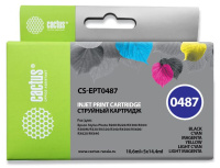 Картридж струйный Cactus CS-EPT0487 комплект 6 цветов