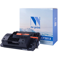 Картридж лазерный Nv Print CF281X (№81X) черный, для HP LJ M605/M606/M630, (25000стр.)