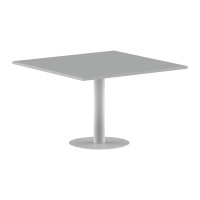 Конференц стол ПРГ-6 Металлик/Алюминий 1200х1200х750