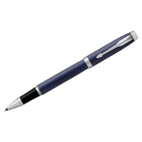 Ручка-роллер Parker IM Core F, темно-синий/серебристый корпус, 1931661