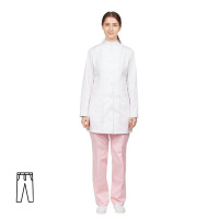 Медицинские брюки женские (р.60-62) 170-176, розовые