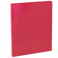 Пластиковая папка с зажимом Officespace красная, А4, 14мм, FC3_312