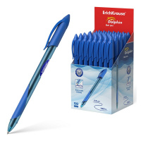 Ручка шариковая ErichKrause Dolphin 1.2, синяя