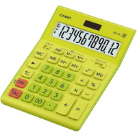 Калькулятор настольный Casio GR-12C 12 разрядов, салатовый