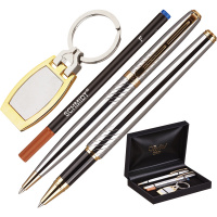 Набор пишущих принадлежностей Verdie Ve-53 шариковая ручка, роллер, брелок, в футляре