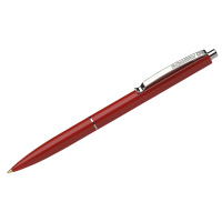Шариковая ручка автоматическая Schneider K15 синяя, 1мм, красный корпус