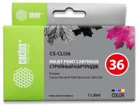 Картридж струйный Cactus CS-CLI36 цветной