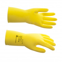Перчатки резиновые Hq Profiline Multi Express M, желтые, 73584