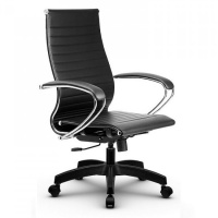 Кресло офисное Метта B 2m 10K1/K116, экокожа, черная, крестовина пластик 17831