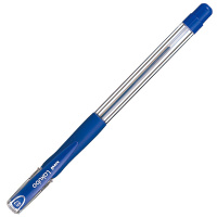 Шариковая ручка Uni Lakubo SG-100 синяя, 0.7мм, прозрачный корпус