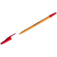 Шариковая ручка Universal Corvina 51 Vintage красная, 0.7мм, желтый корпус