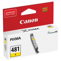 Картридж струйный CANON (CLI-481Y) для PIXMA TS704/TS6140, желтый, ресурс 257 страниц, оригинальный,