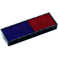 Штемпельная подушка прямоугольная Colop для Colop S120/S160, синяя-красная, E/12/2