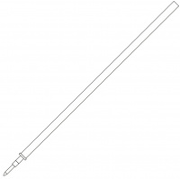Стержень для гелевой ручки TZ117 черный, 0.5мм, 139мм