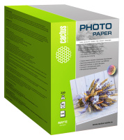 Фотобумага для струйных принтеров Cactus CS-MA6230500 А6, 500 листов, 230 г/м2, белая, матовая