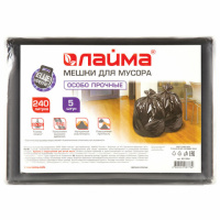Мешки для мусора Laima Особо прочные 240л, 60мкм, 5 шт