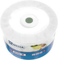 Диск DVD-R Mymedia 4.7Gb, 16x, Pack wrap, Color Printable, 50шт/уп, 69202