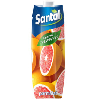 Напиток сокосодержащий Santal красный грейпфрут, 1л