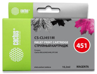 Картридж струйный Cactus CS-CLI451M пурпурный