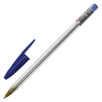 Шариковая ручка Staff Basic Budget BP-04 синяя, 0.5мм