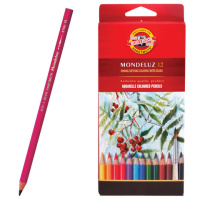 Набор акварельных карандашей Koh-I-Noor Mondeluz 12 цветов, 3716