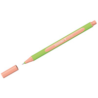 Ручка капиллярная Schneider Line-Up персиковая, 0.4мм, салатовый корпус