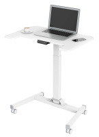 Стол для ноутбука Cactus VM-FDE101 80x60x123см, белый, столешница МДФ