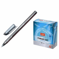Шариковая ручка Unimax Trio DC tinted черная, 0.7мм, масляная основа