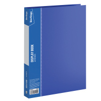 Папка файловая Berlingo Standard синяя, A4, на 60 файлов, MT2443