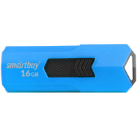 Память Smart Buy 'Stream'  16GB, USB 2.0 Flash Drive, синий