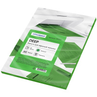 Цветная бумага для принтера Officespace Deep зеленая, А4, 50 листов, 80г/м2