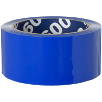 Клейкая лента упаковочная Unibob 48х66м, синяя, 45мкм