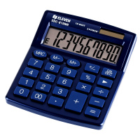 Калькулятор настольный Eleven SDC-810NR-NV темно-синий, 10 разрядов