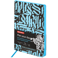 Ежедневник недатированный Brauberg Vista Calligraphy, A5, 136 листов, под кожу, гибкий
