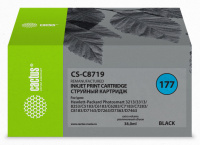 Картридж струйный Cactus CS-C8719 №177XL черный (38мл) для HP 3100/3110/3207/3210/3213/3214/3308/825