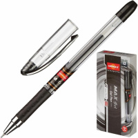 Ручка гелевая Unomax Max Gel черная, 0.5мм