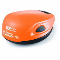 Оснастка карманная круглая Colop Stamp Mouse R40 d=40мм, оранжевая