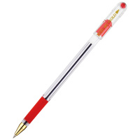 Ручка шариковая Munhwa MC Gold BMC-03 красная, 0.3мм