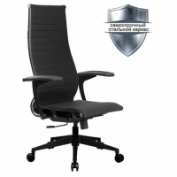 Кресло руководителя Метта К-8.1-Т экокожа, черная, крестовина пластик