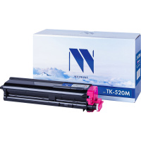 Картридж лазерный Nv Print TK520M, пурпурный, совместимый